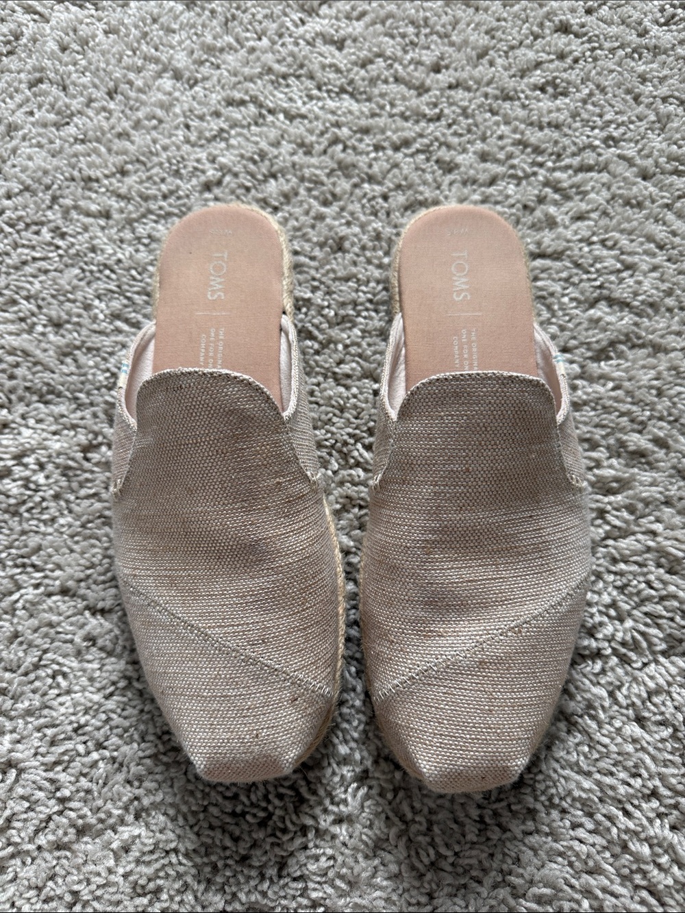Tom’s women’s size 8.5 mule espadrille slip on